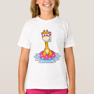 Giraffe beim Schnorcheln T-Shirt