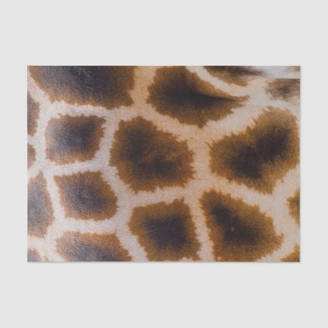 Giraffe bessert gepunktete seidenpapier (Vorderseite)