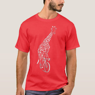 Giraffe Bicycle Clothing Cycling Giraffe T-Shirt