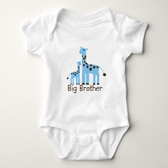 Giraffe Big Brother Baby Strampler (Vorderseite)
