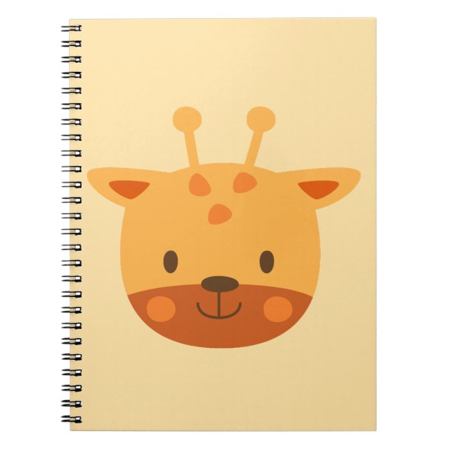 Giraffe Birthday Kids Art Notizblock (Vorderseite)