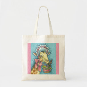 GIRAFFE BONNET DE PÂQUES, SAC FOURRE-TOUT PRINTEMP