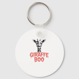 Giraffe Boo Halloween. Gruseliger psychedelischer Schlüsselanhänger