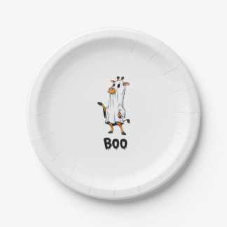 Giraffe Boo Halloween Klassiker T-Shirt_12 Pappteller
