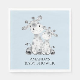 Giraffe Boys Baby Duschpapier Napkins Serviette