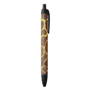 Giraffe, braun und gelb kugelschreiber