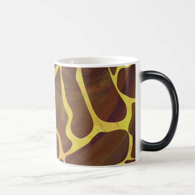 Giraffe, braun und gelb verwandlungstasse (Rechts)