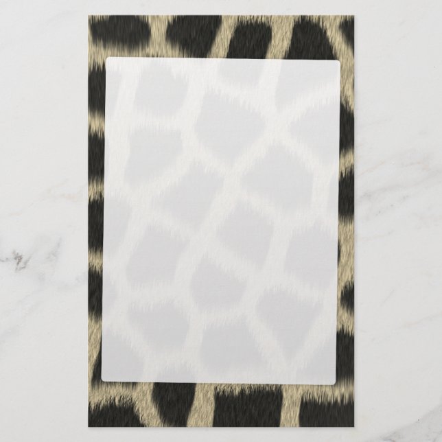 Giraffe Briefpapier (Vorderseite)