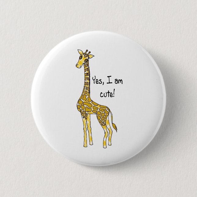 Giraffe Button (Vorderseite)