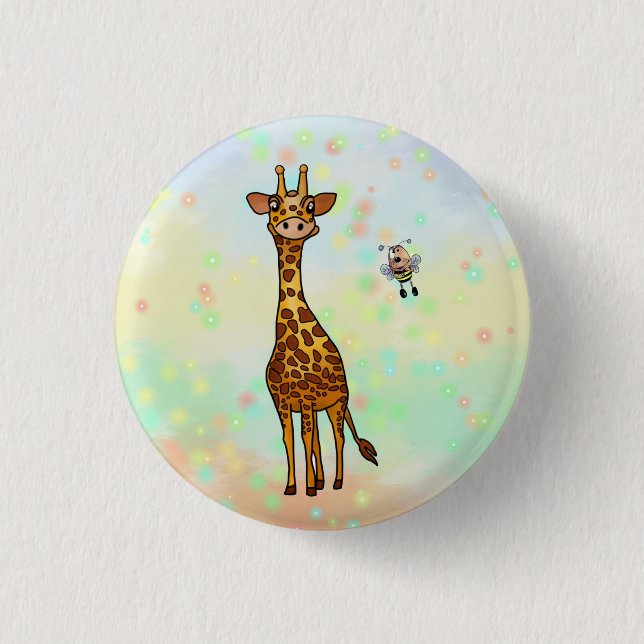 Giraffe Button (Vorderseite)