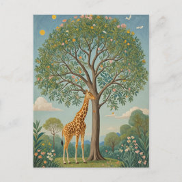 Giraffe-Canopy Postkarte
