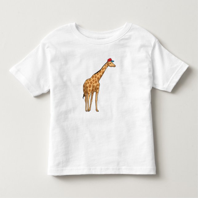 Giraffe Cap Kleinkind T-shirt (Vorderseite)