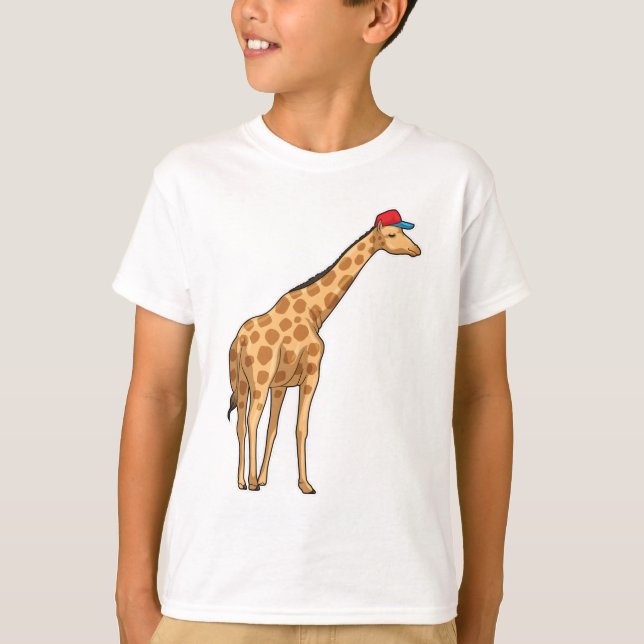 Giraffe Cap T-Shirt (Vorderseite)