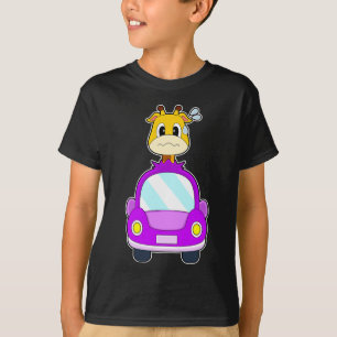 Giraffe Car T-Shirt