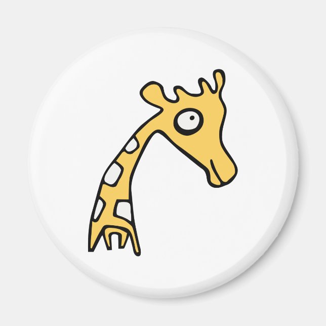 Giraffe coole Abbildung Magnet (Vorne)