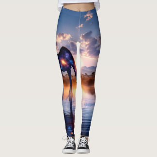 Giraffe cosmique - Habiletés de Leggings Coucher d