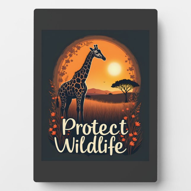 Giraffe der Savanne Tank Top Fotoplatte (Vorderseite)