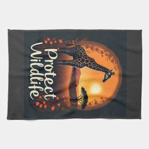 Giraffe der Savanne Tank Top Geschirrtuch