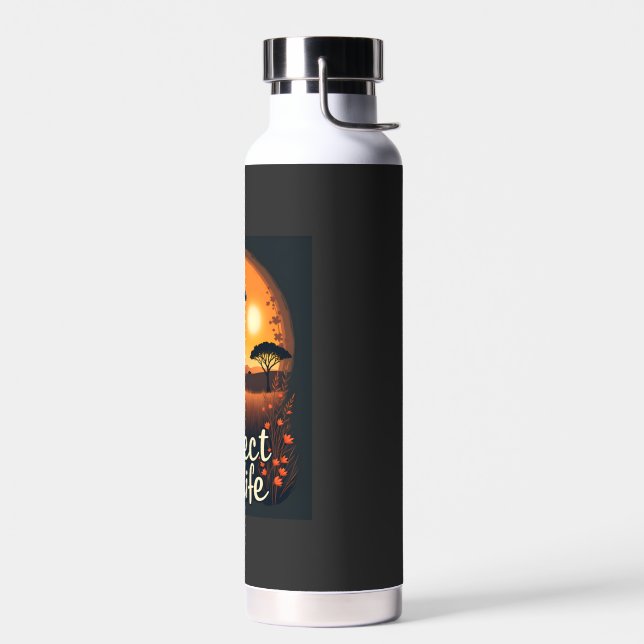 Giraffe der Savanne Tank Top Trinkflasche (Links)