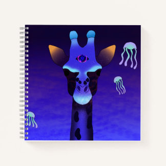 Giraffe der unendlichen Wahrnehmung Notizbuch