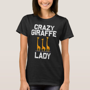 Giraffe-Designs für Frauen Mutter Safari Wildtiere T-Shirt