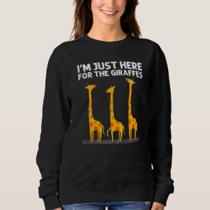 Giraffe-Designs für Männer Frauen Safari Wildtiere Sweatshirt