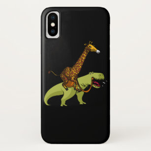 Giraffe, die T-Rex Dinosaurier-lustige Tiere Case-Mate iPhone Hülle