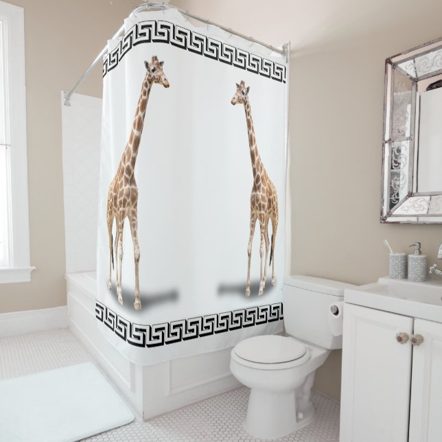 GIRAFFE DUSCHVORHANG (Beispiel)