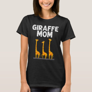 Giraffe entworfen für Mama Frauen Safari Wildlife T-Shirt