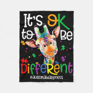 Giraffe Es ist in Ordnung, ein anderes Bewusstsein Fleecedecke