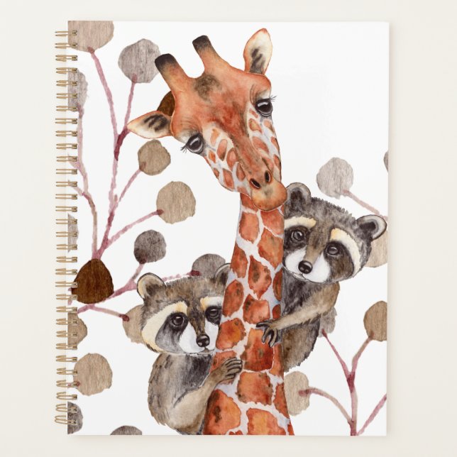GIRAFFE ET TOILES  (Devant)