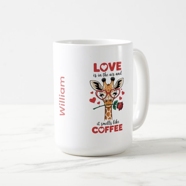 Giraffe Express Your Love Mug (Devant droit)