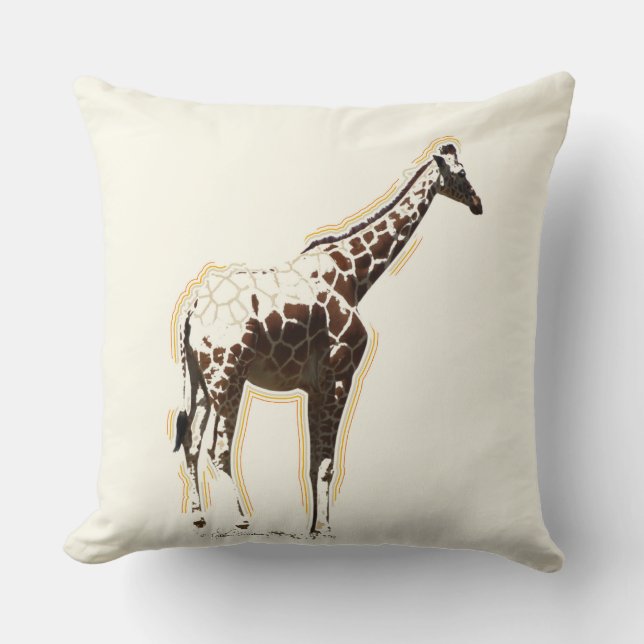 Giraffe Fading Kissen (Vorderseite)