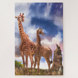 Giraffe Familie MOMMY WAR ICH JEMALS SO KLEIN?