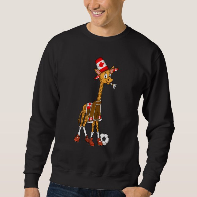 Giraffe fan Canada Sweatshirt (Vorderseite)