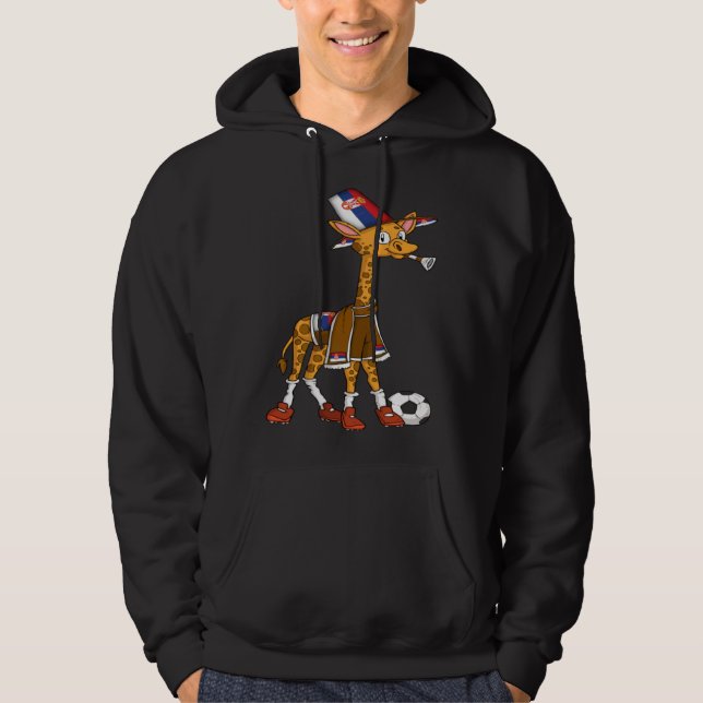 Giraffe Fan Serbia Hoodie (Vorderseite)