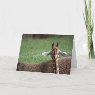 Giraffe Feiertagskarte