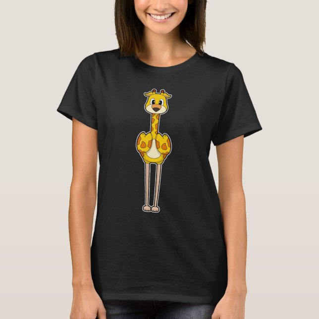 Giraffe Flamingo T-Shirt (Vorderseite)