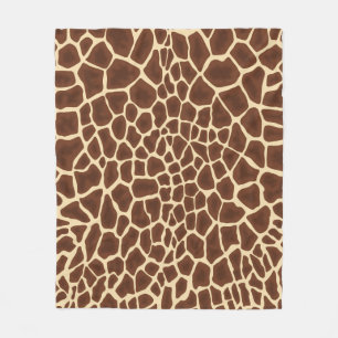 Giraffe Flecken Fleecedecke