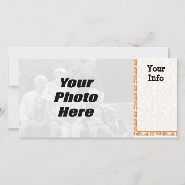 Giraffe Foto Cards - Niedlich für Kinder! (Vorderseite)