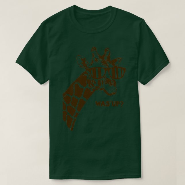 Giraffe Funny Graphic for Women Kids Youth Men Vin T-Shirt (Design vorne)