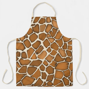 Giraffe Fur Gemustert Print Schürze