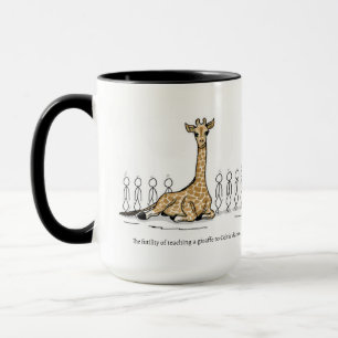 Giraffe für keltischen Tanz 15oz Tasse lehren
