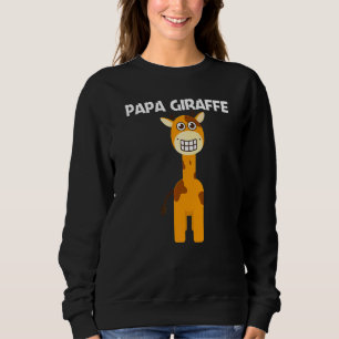 Giraffe für Männer Väter Jungen Safari Wildtiere T Sweatshirt