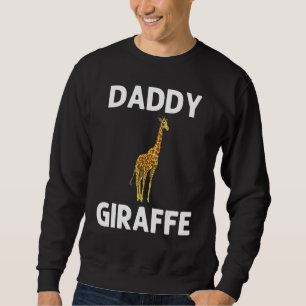 Giraffe für Männer Vater Safari Zoo Giraffe Sweatshirt