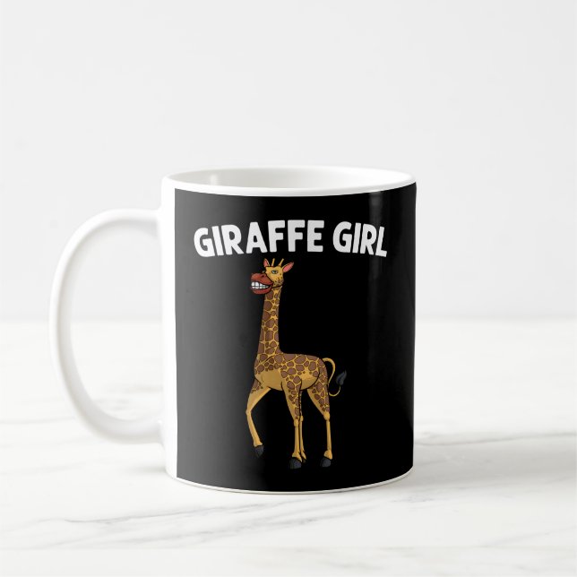 Giraffe für Tierzoo Safari Kaffeetasse (Links)