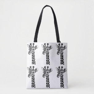 Giraffe ganz über vorderer tasche