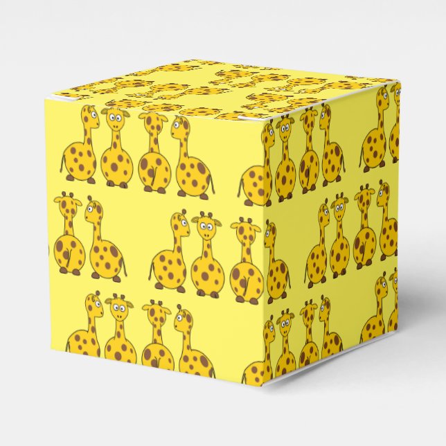 Giraffe-Gastgeschenk Geschenkschachtel (Vorderseite)