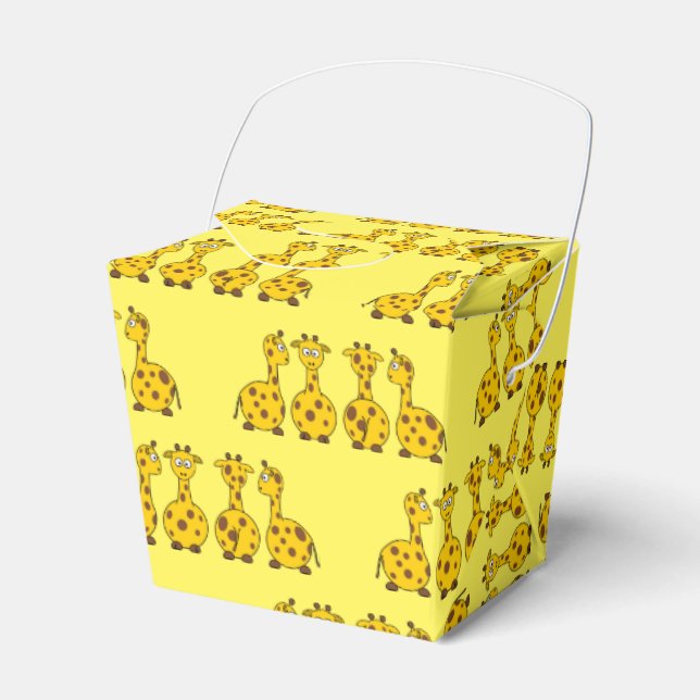 Giraffe-Gastgeschenk Geschenkschachtel (Vorderseite)