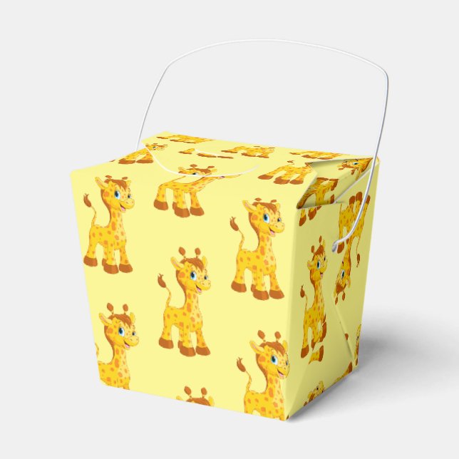 Giraffe-Gastgeschenk Geschenkschachtel (Vorderseite)